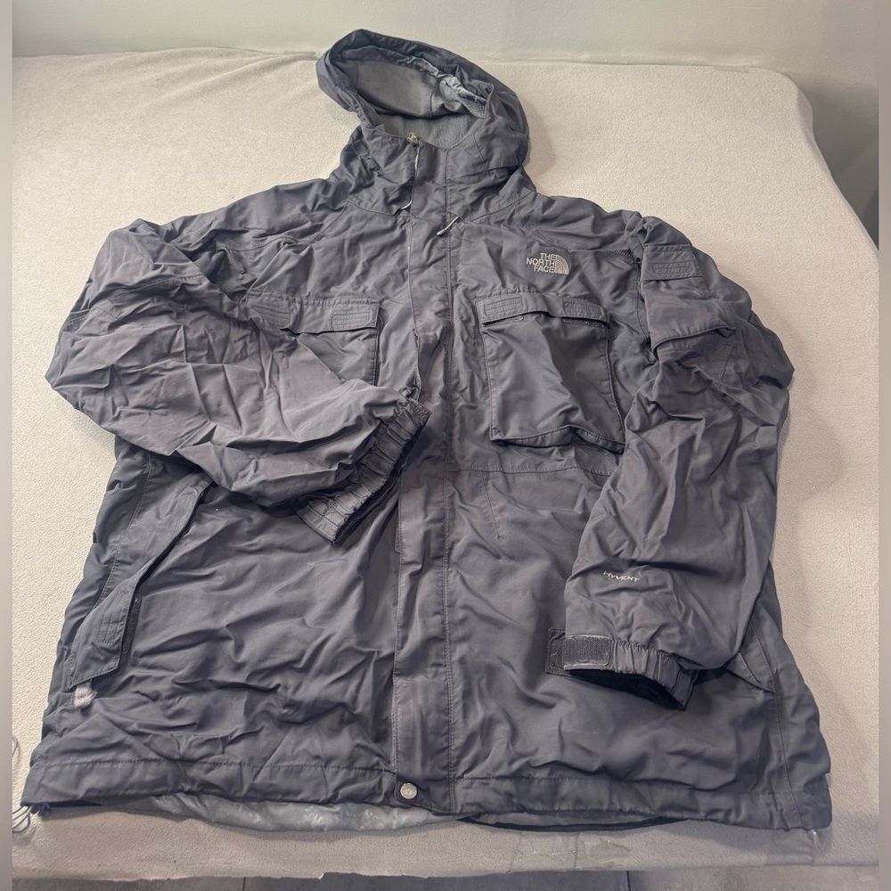The North Face Men's Gray Jacket Vintage Size XXL